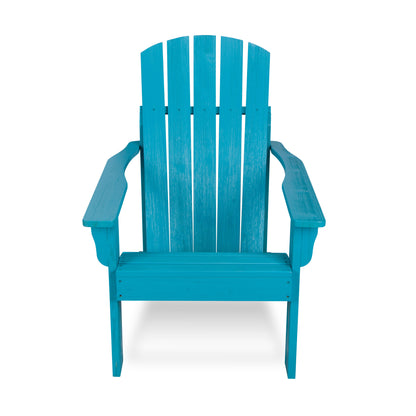 Mid-Century Modern Adirondack Chair, Aqua