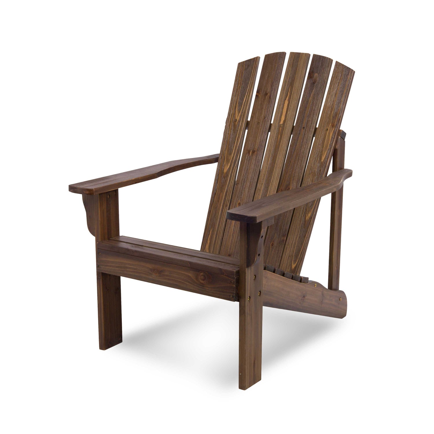 Mid-Century Modern Adirondack Chair, Oak