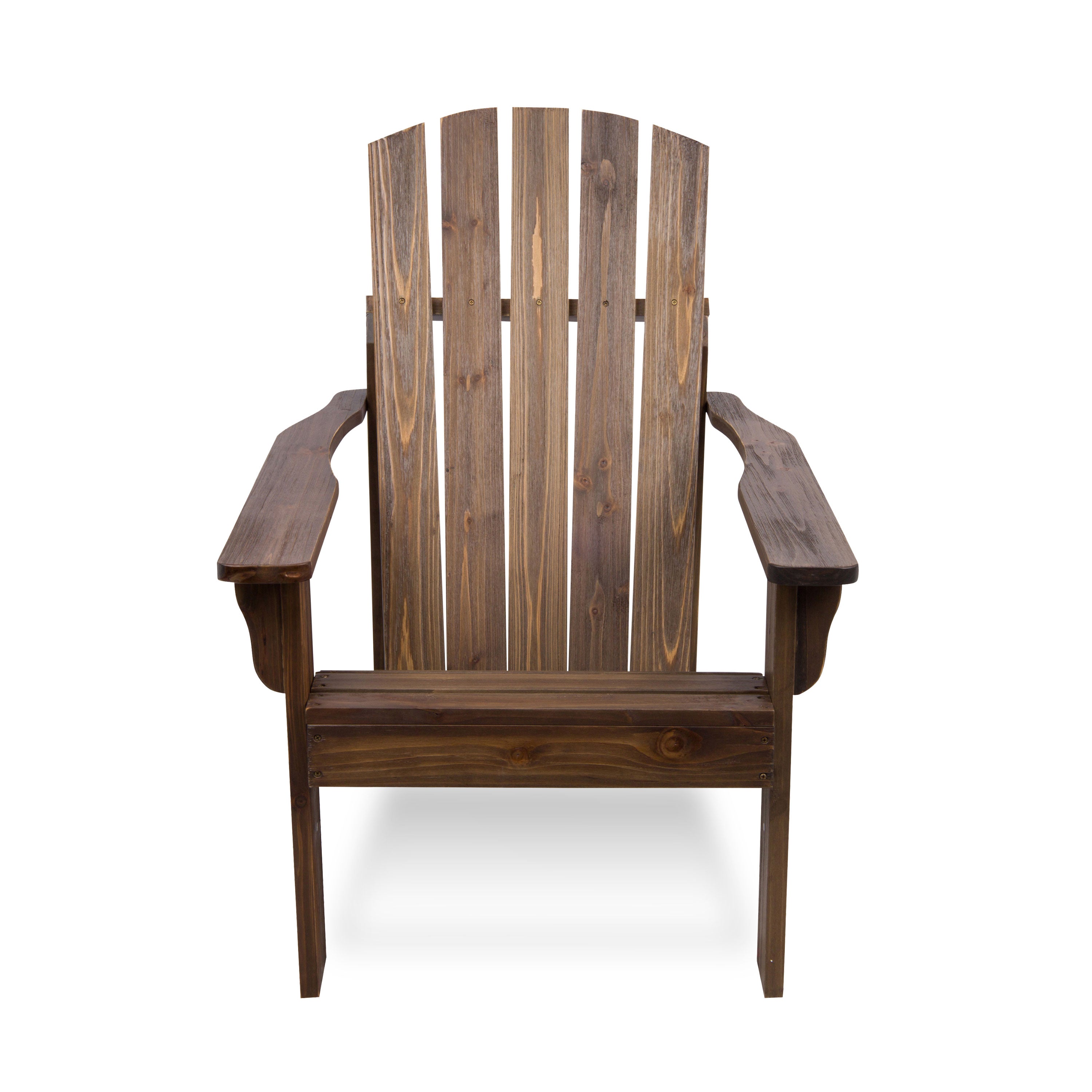 Mid-Century Modern Adirondack Chair, Oak