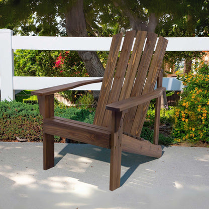 Mid-Century Modern Adirondack Chair, Oak