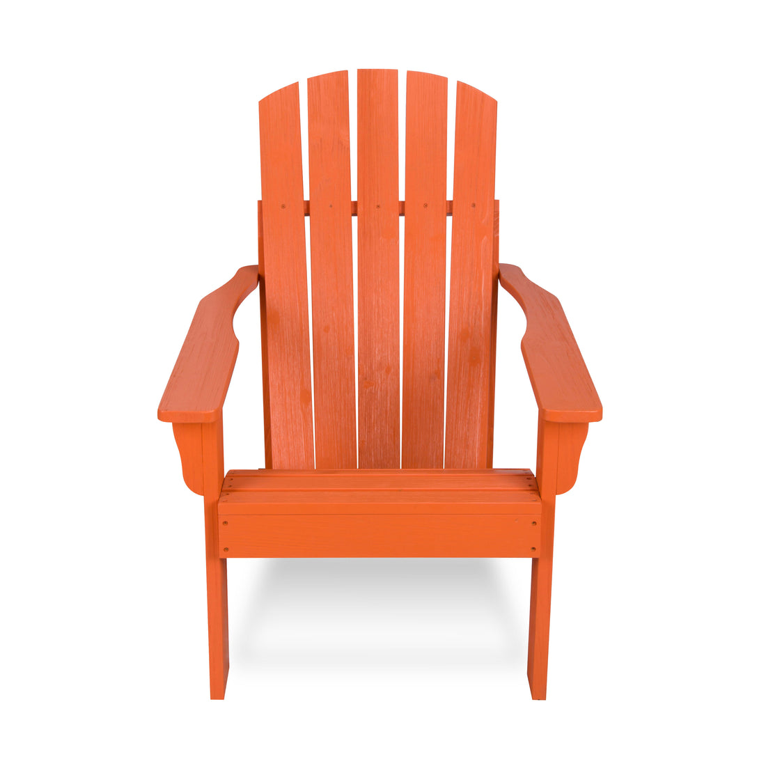 Mid-Century Modern Adirondack Chair, Organic Pumpkin