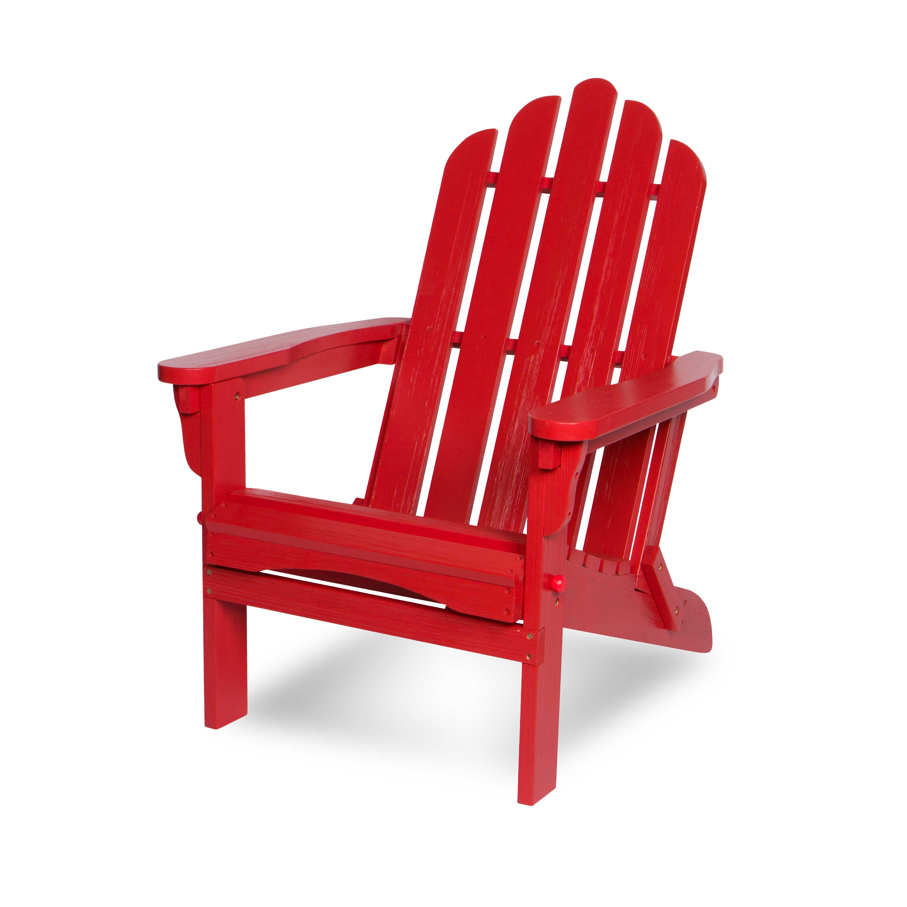 Marina Adirondack Folding Chair, Chili Red