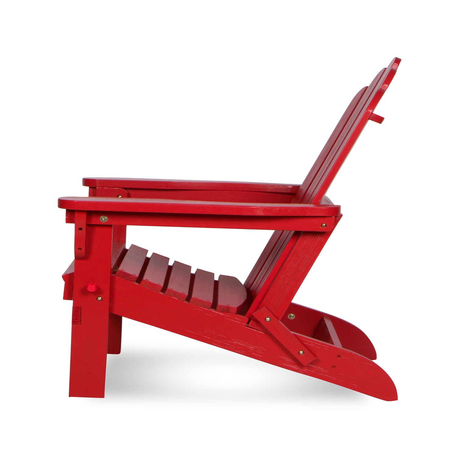 Marina Adirondack Folding Chair, Chili Red