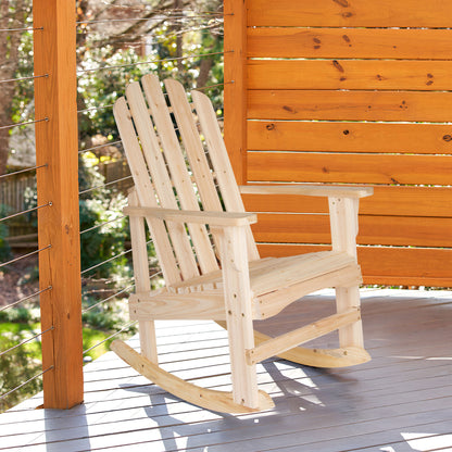 Marina Porch Rocker, Natural