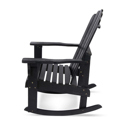 Marina Porch Rocker, Black