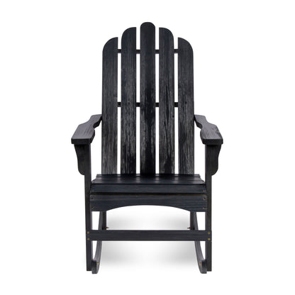 Marina Porch Rocker, Black