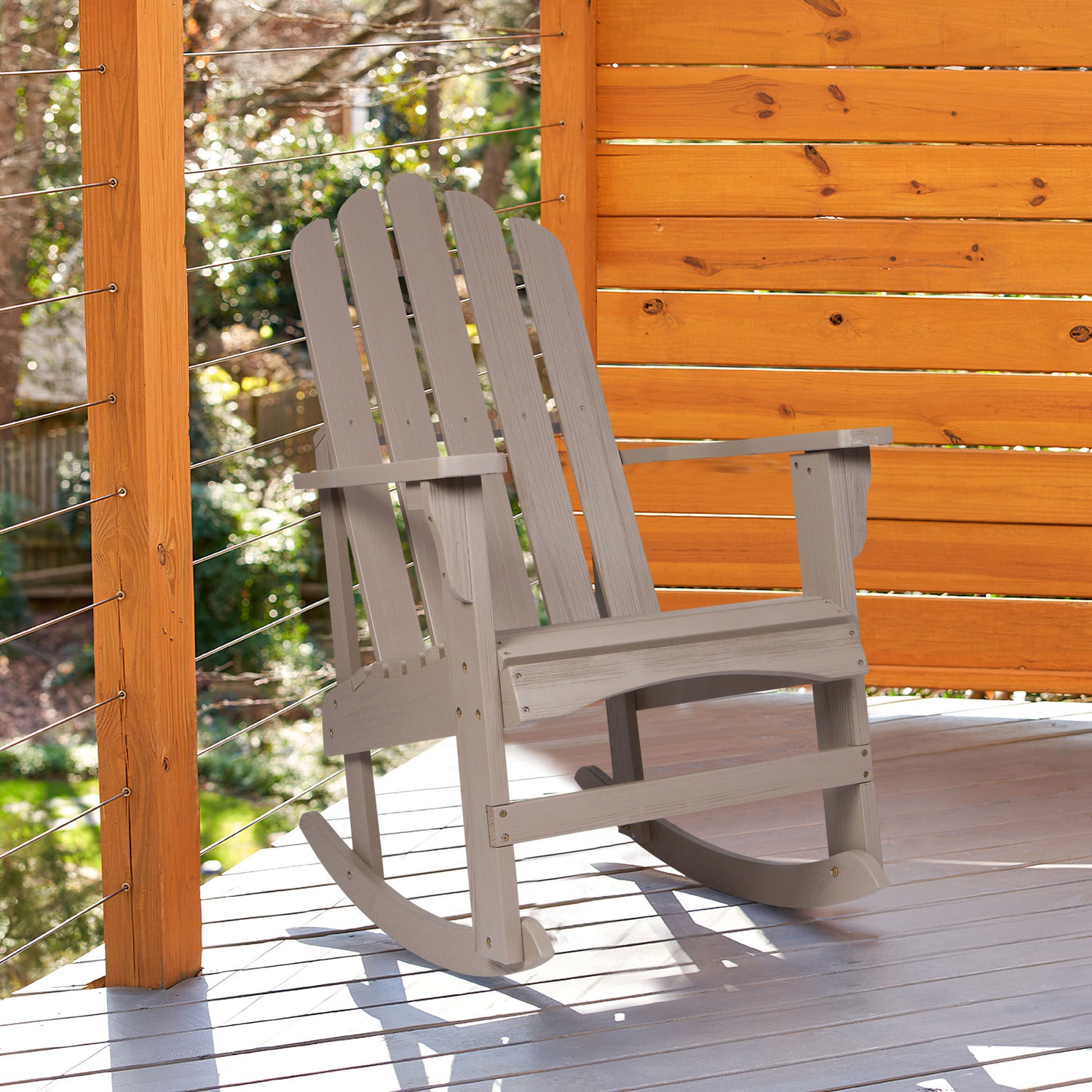 Marina Porch Rocker, Graystone