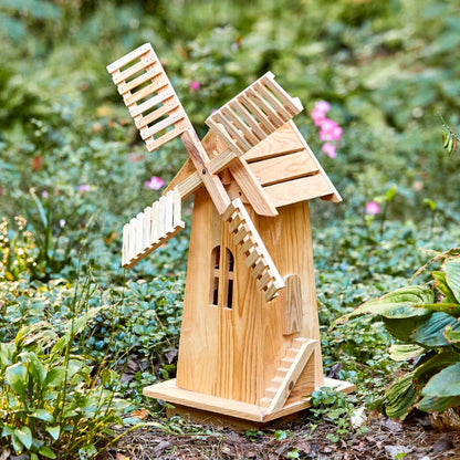 Decorative Windmill, Natural