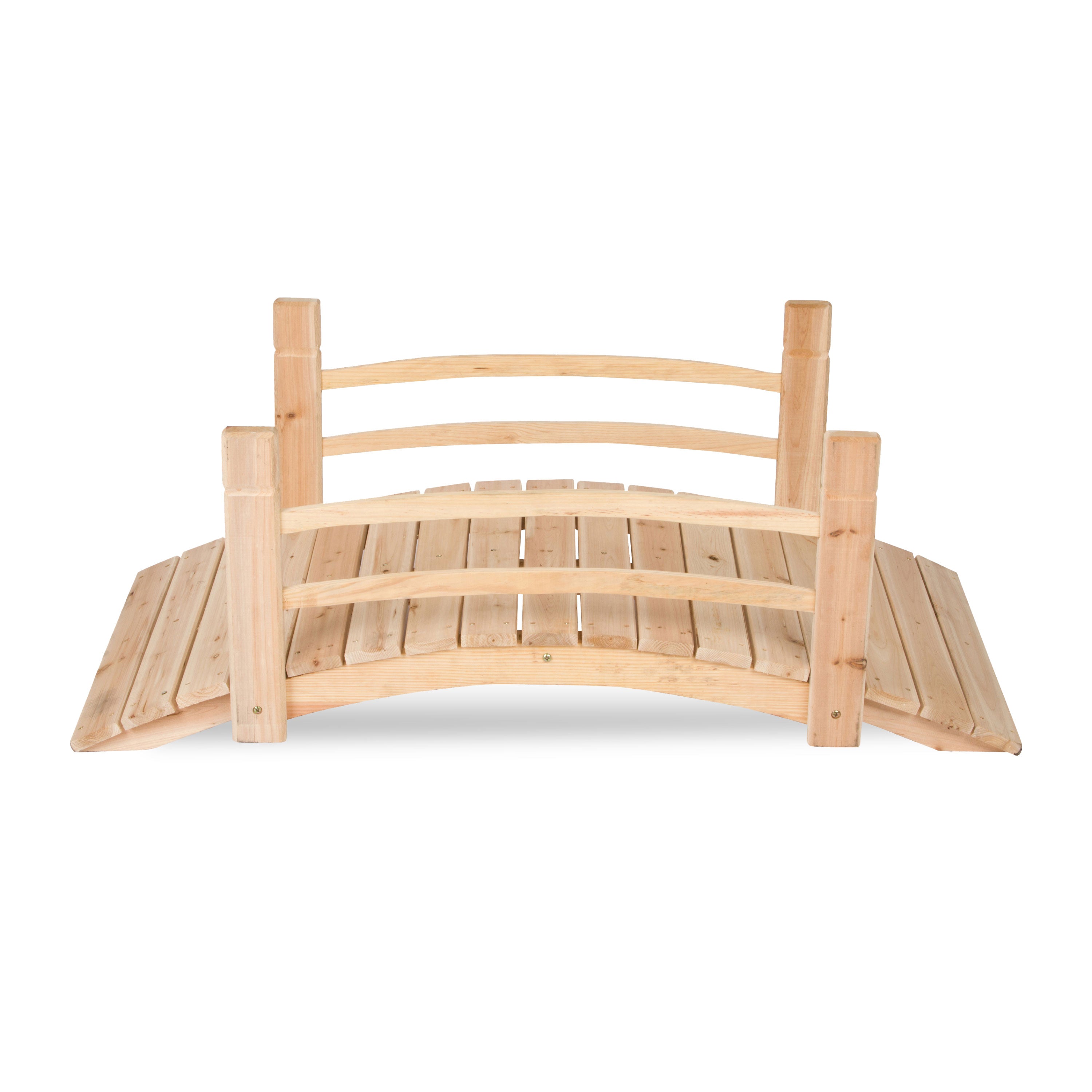 4 Ft. Cedar Garden Bridge, Natural