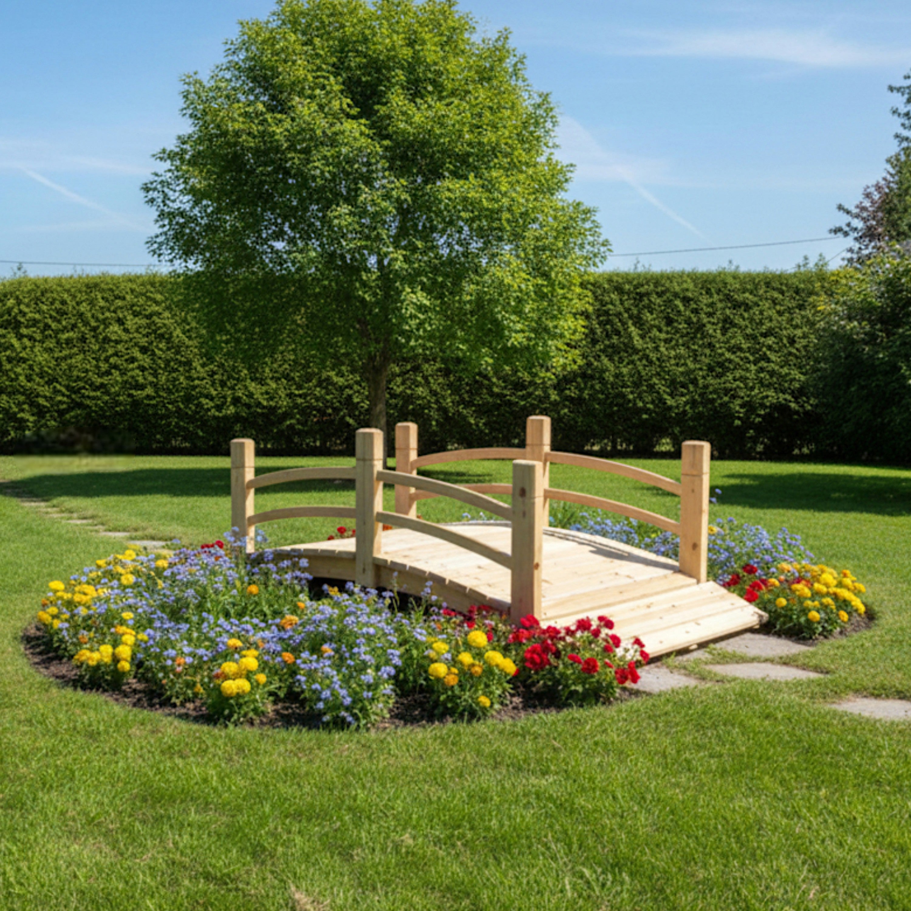 5' Cedar Garden Bridge – Shine Company