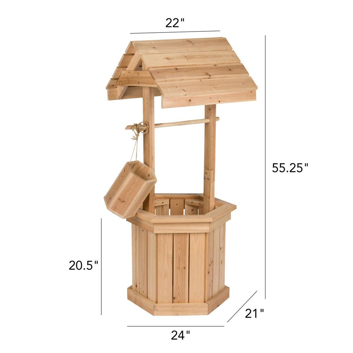55" High Decorative Wishing Well