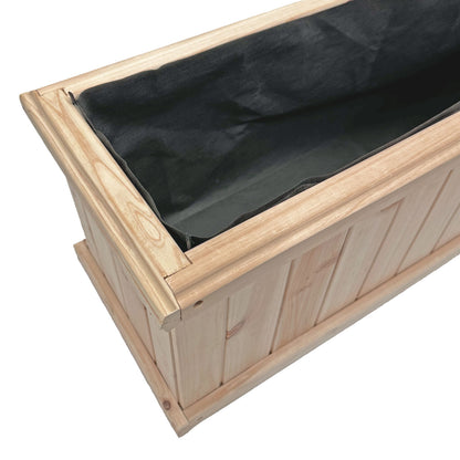 48&quot; Garden Planter Box, Natural