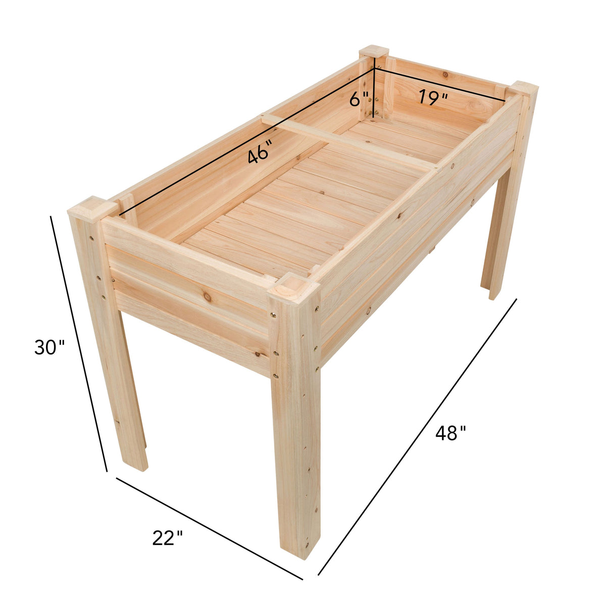 48" Raised Garden Bed