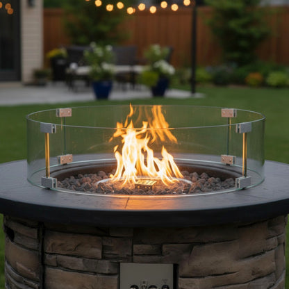 Round Glass Wind Guard