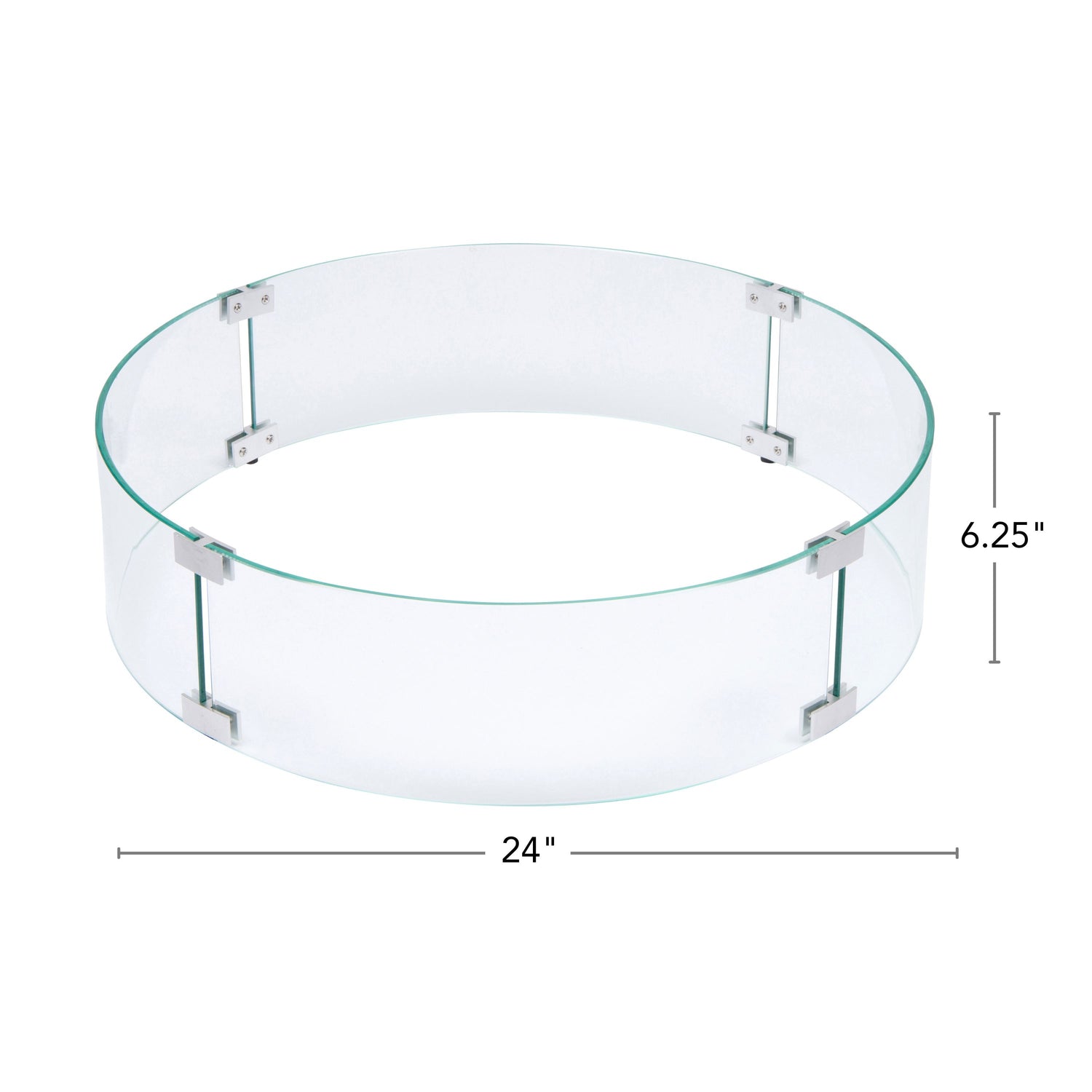 Round Glass Wind Guard