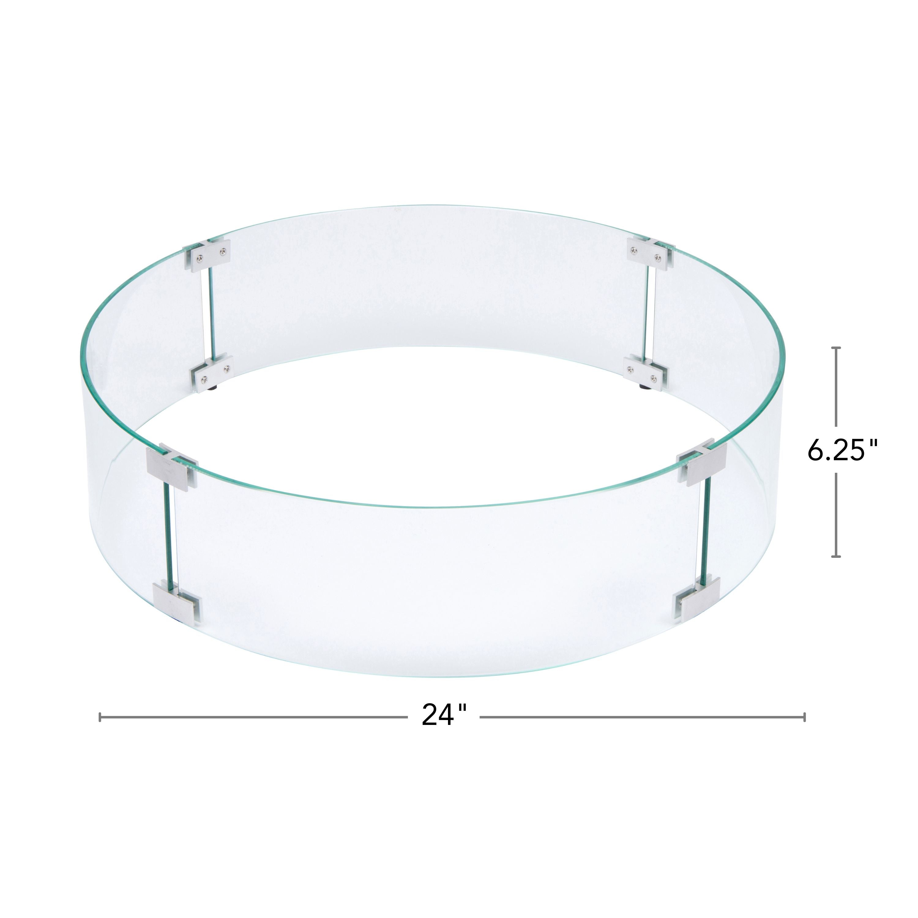 Round Glass Wind Guard