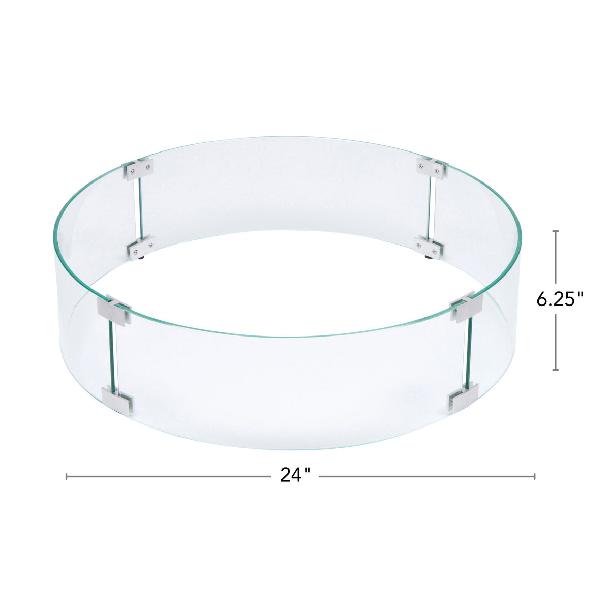 Round Glass Wind Guard