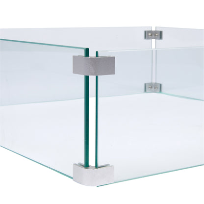 Square Glass Wind Guard