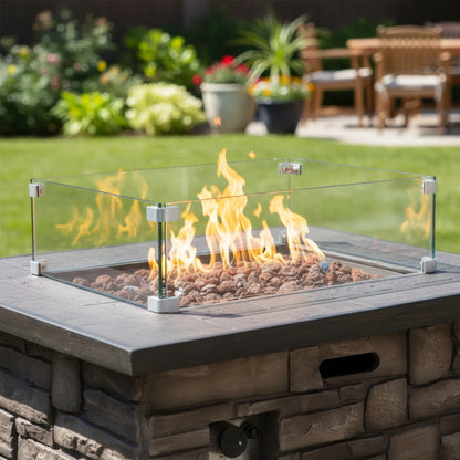 Square Glass Wind Guard