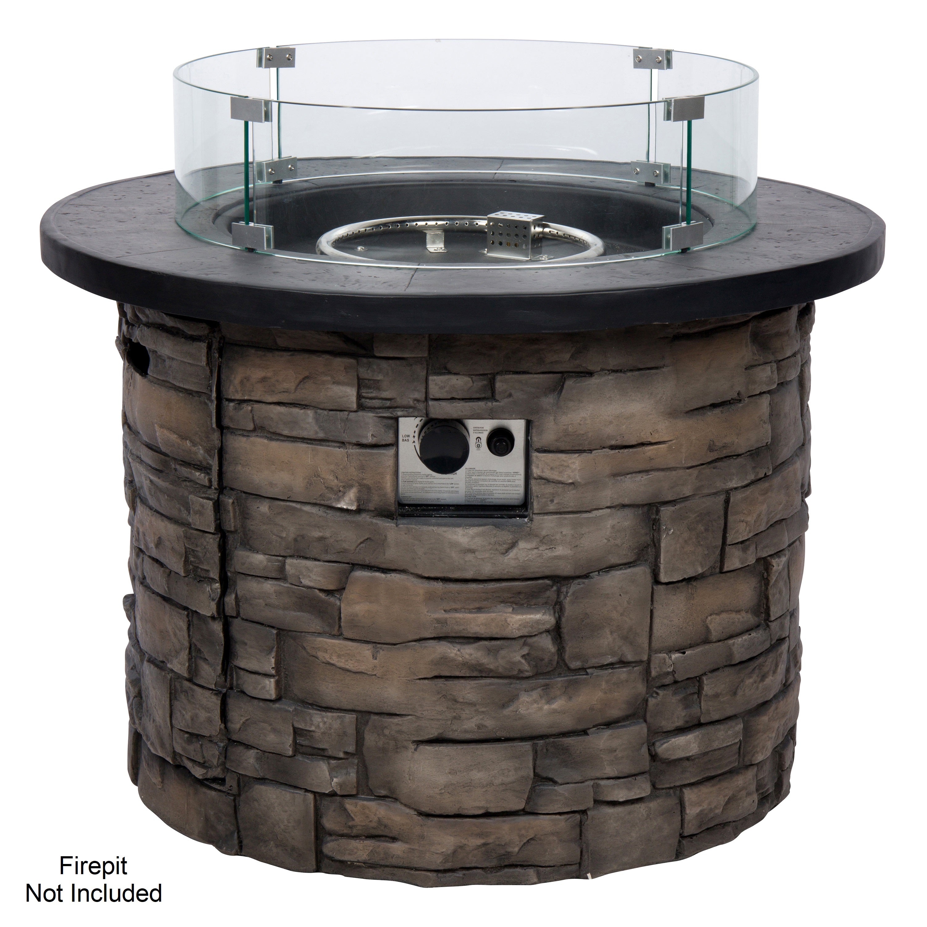 Round Glass Wind Guard