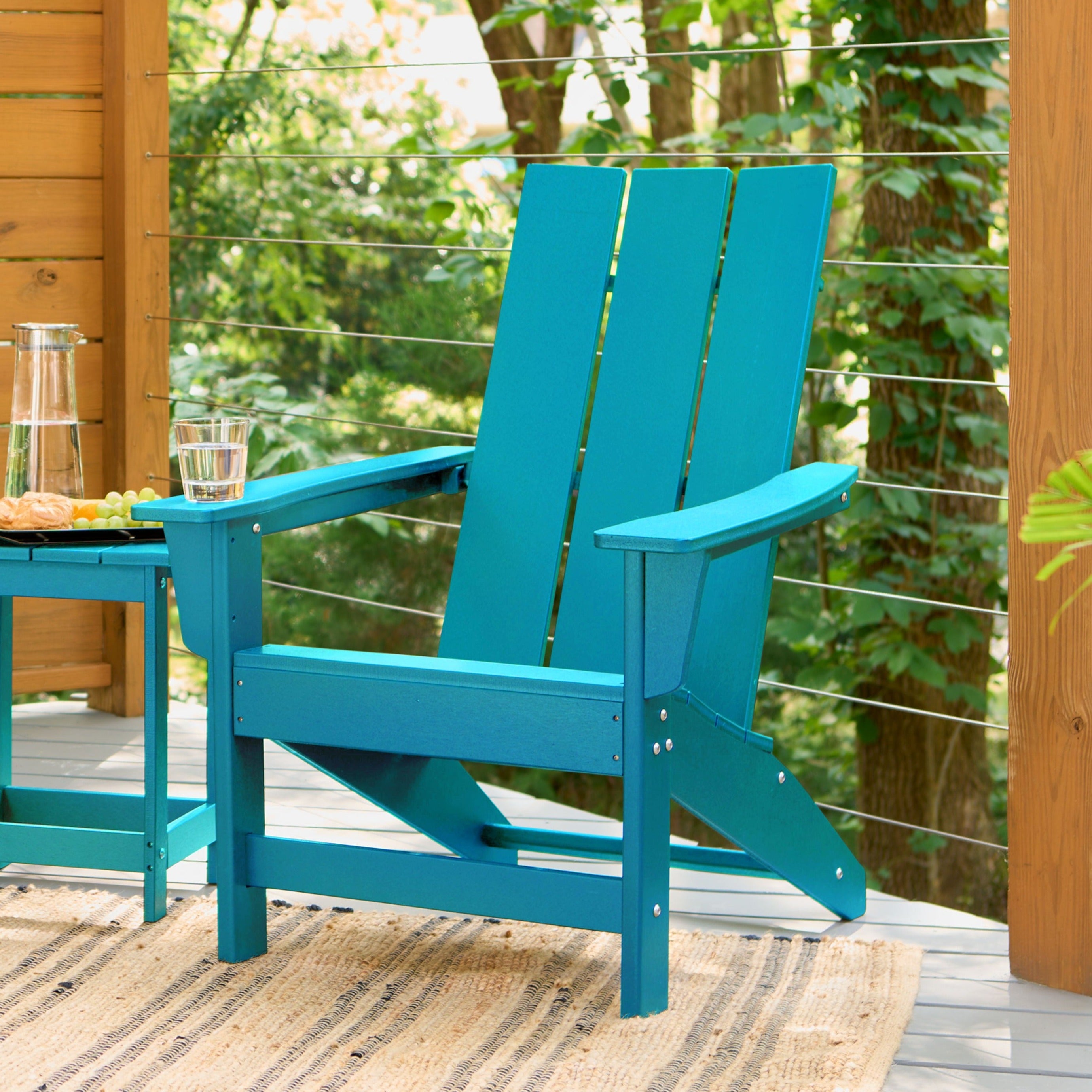 Modern Adirondack Chair, Aruba