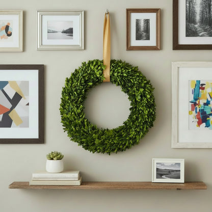 20" Preserved Boxwood Wreath