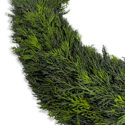 24" Preserved Cypress Wreath