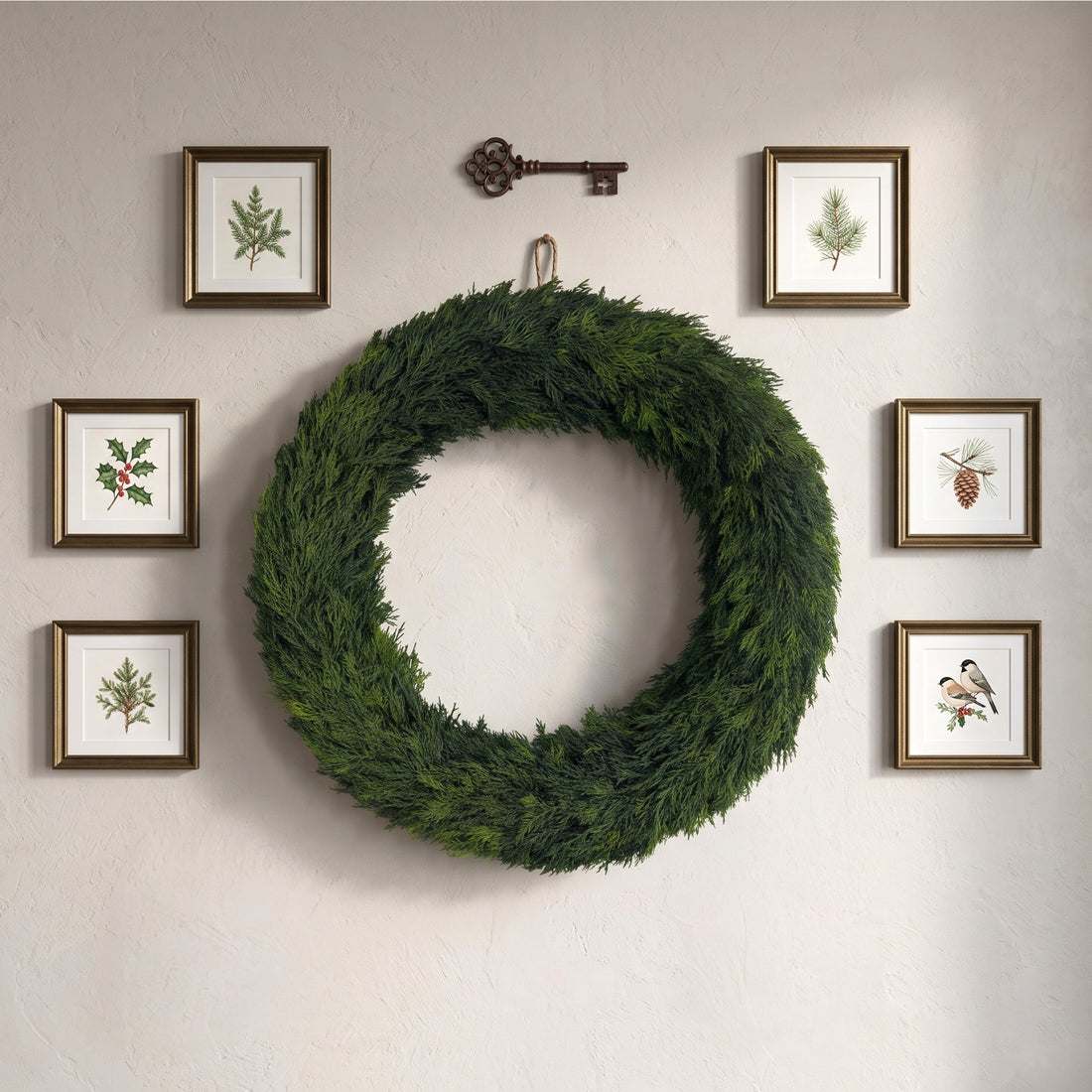 24" Preserved Cypress Wreath