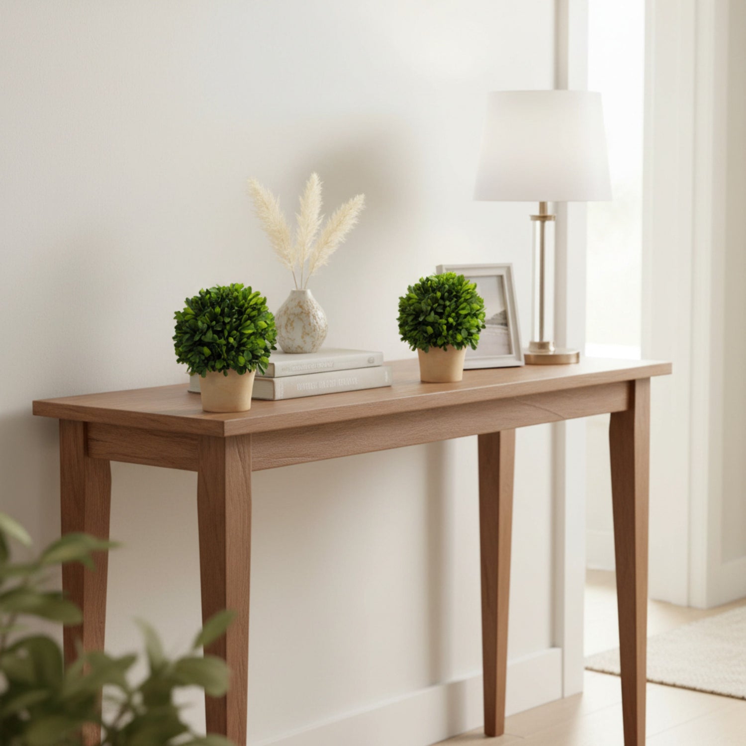 6" Preserved Boxwood Topiary, 2Pk