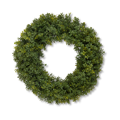 24" Artificial Boxwood Wreath