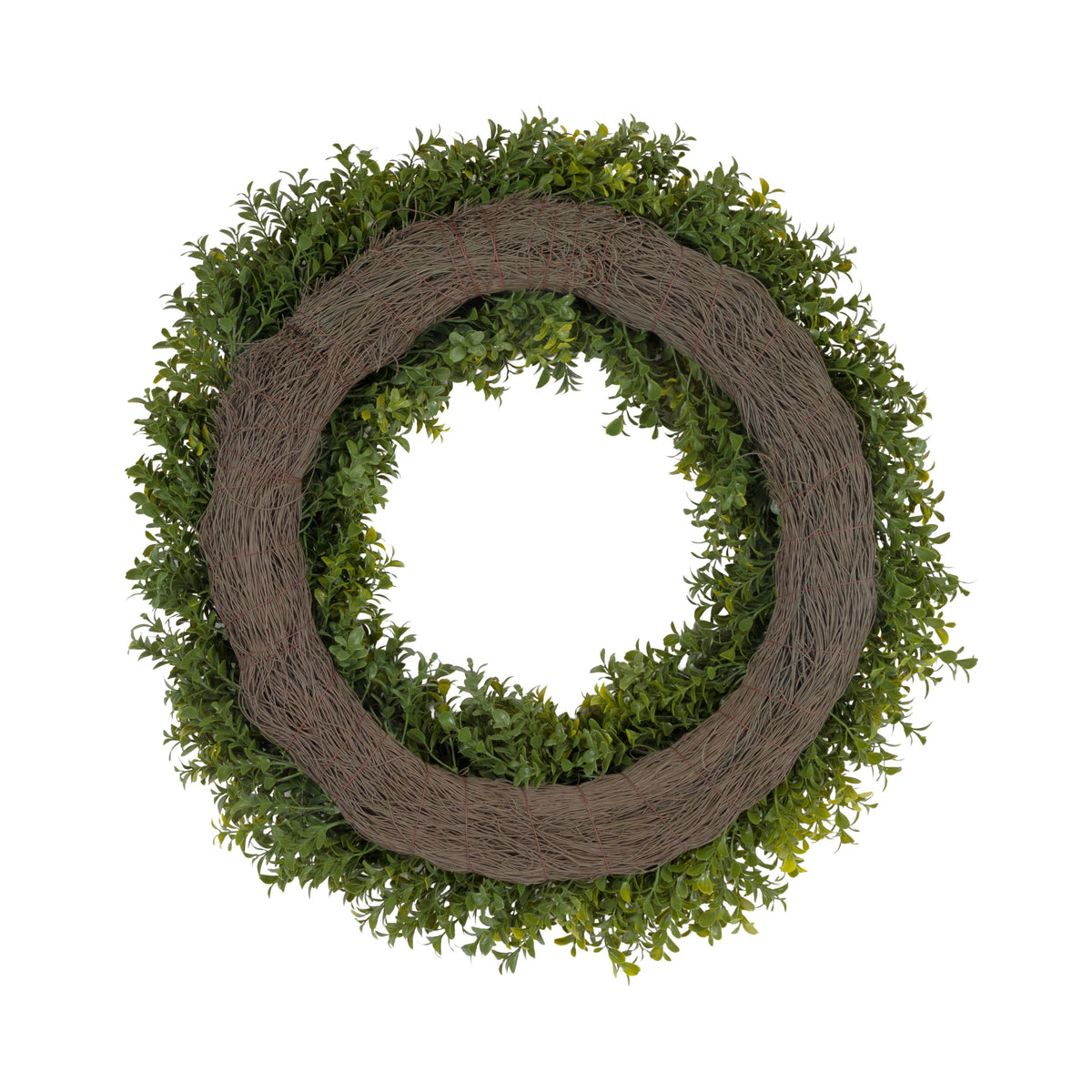 24" Artificial Boxwood Wreath