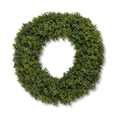 30" Artificial Boxwood Wreath