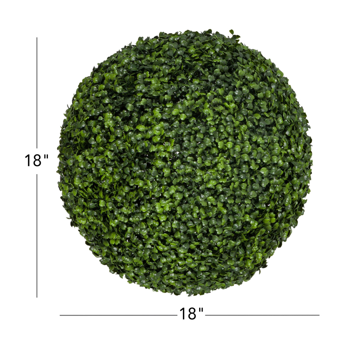 18" Artificial Boxwood Ball, 2Pk