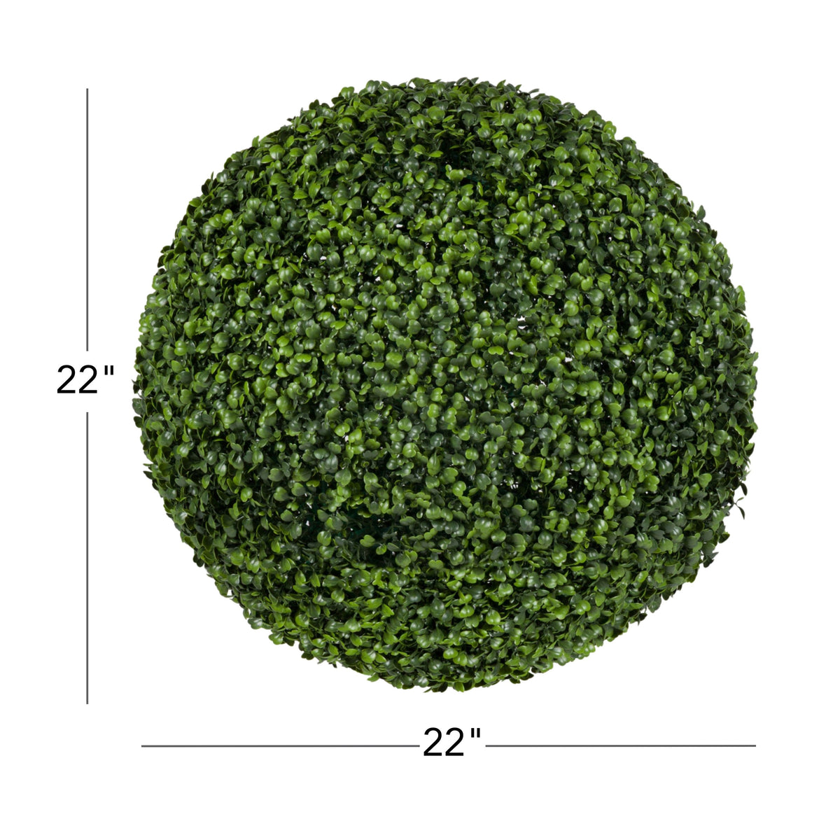 22" Artificial Boxwood Ball, 2Pk