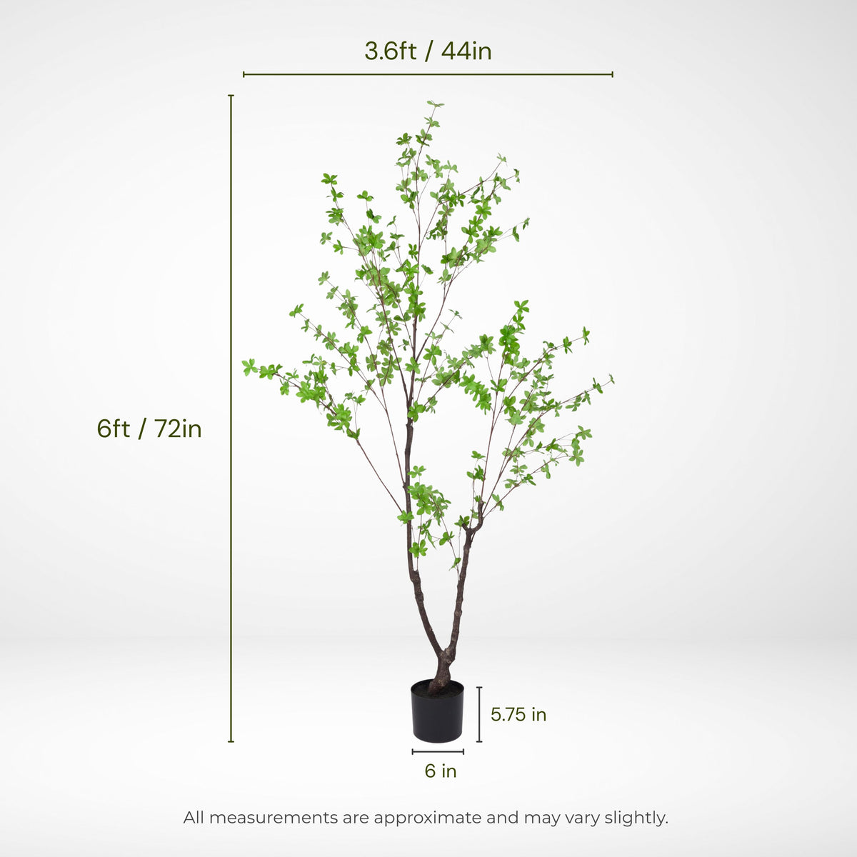 6' Faux Japanese Enkianthus Tree