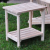 Indoor and Outdoor Wooden End Table