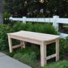 Indoor and Outdoor Backless Garden Bench