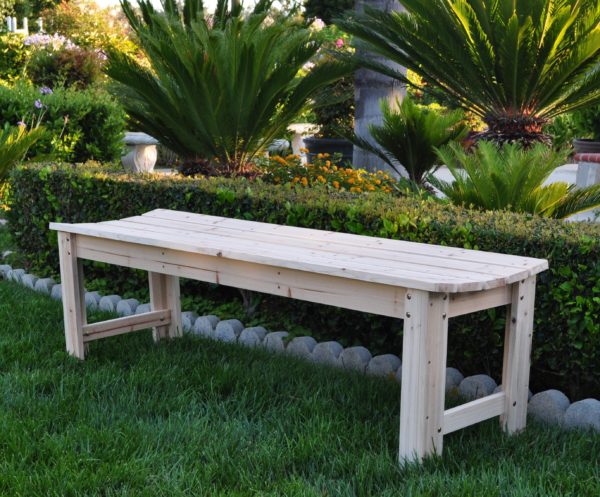 Indoor and Outdoor Backless Garden Bench