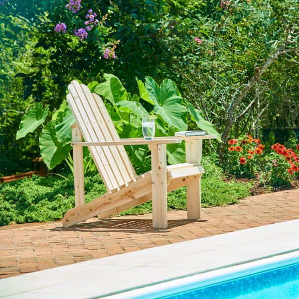 Indoor and Outdoor Wooden Adirondack Chair