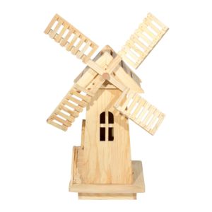 Cute Decorative Wooden Windmill
